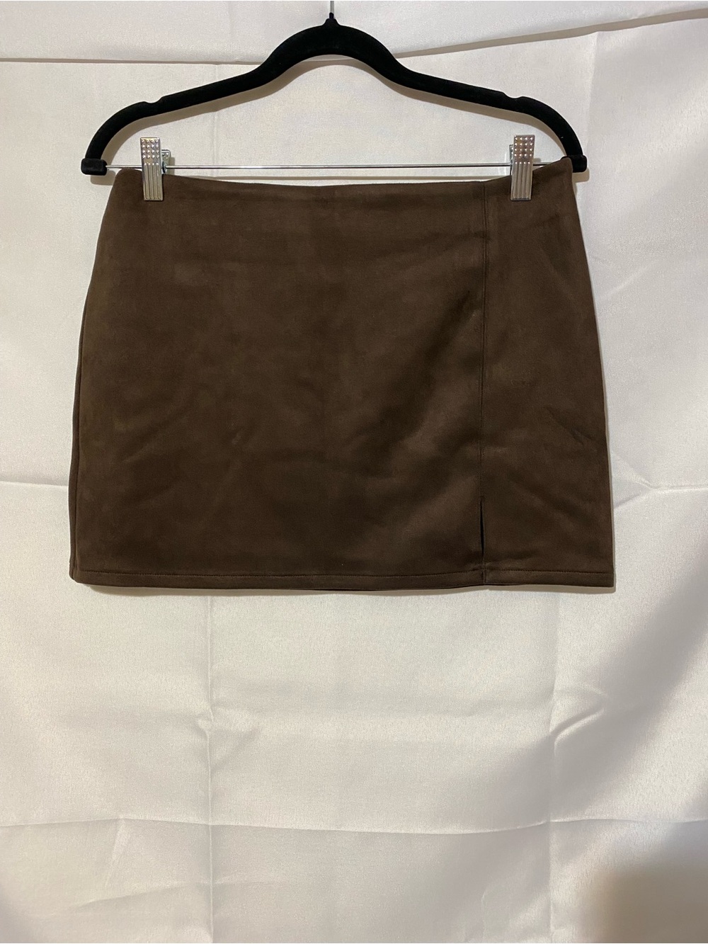 Song of Style Chocolate Brown Suede Mini Skirt